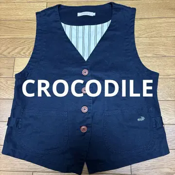 CROCODILE 베스트 네이비 L 사이즈