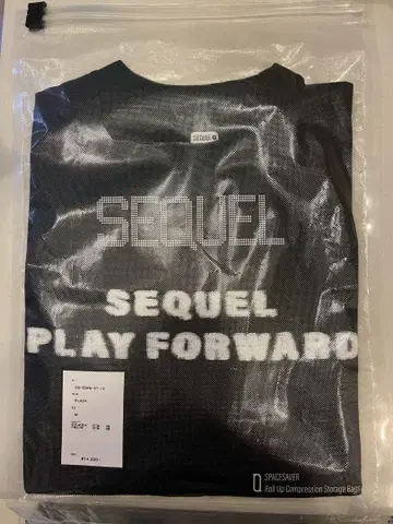 새상품 정가 14300엔 시크웰 SEQUEL T셔츠 SIZE M
