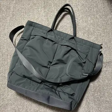 [ 새상품급 ] UNIQLO C 2WAY 유틸리티 백 그레이