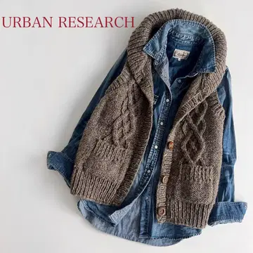 [ 새상품 ] URBAN RESEARCH 페루 니트 베스트