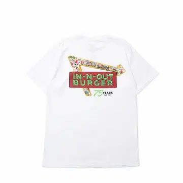 인앤아웃 버거 75주년 기념 셔츠 XXL+