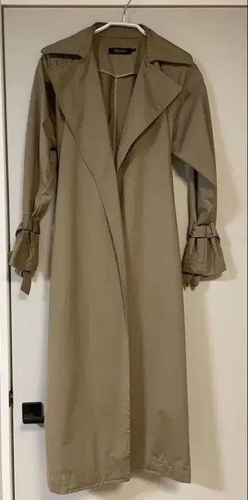 라운지 드레스 트렌치코트 베이지 Size 1