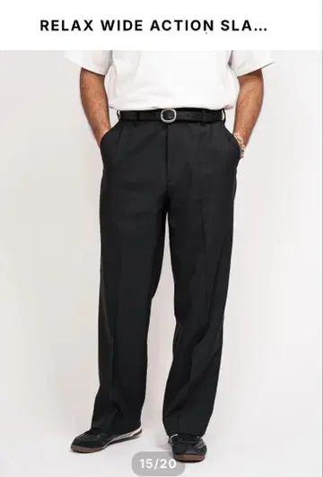 OVY RELAX WIDE ACTION SLACKS L 사이즈