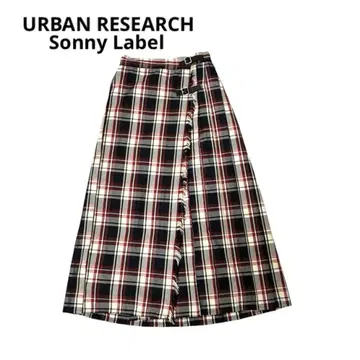인기 완판템 URBAN RESEARCH Sonny Label 체크 롱