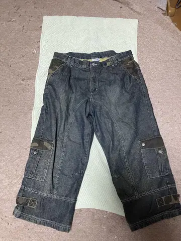 카고 스타일 다크 블루 데님 38