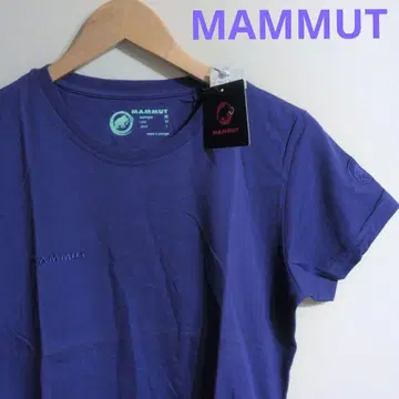 미사용 새상품급 귀한 마무트 로고T 아시아 L 사이즈 여성용 자수정