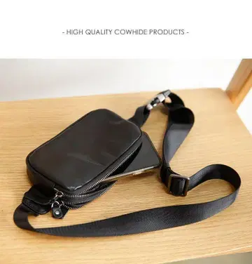 천연 가죽 숄더백 가죽 바디백 가죽 힙색