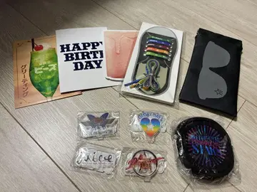 B'z 가챠 아크릴 스탠드 파우치 세트 덤 포함