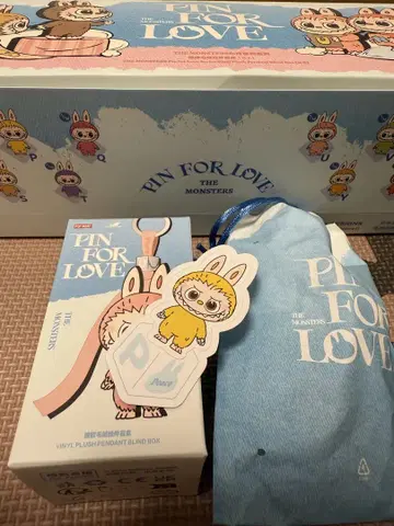 정품 러브브 POP MART THE MONSTER PIN FOR LOVE