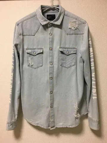 ZARA MEN RELAXED FIT 데님 자켓