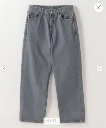 Steven Alan 13.5oz 데님 5 포켓 배기 테이퍼드