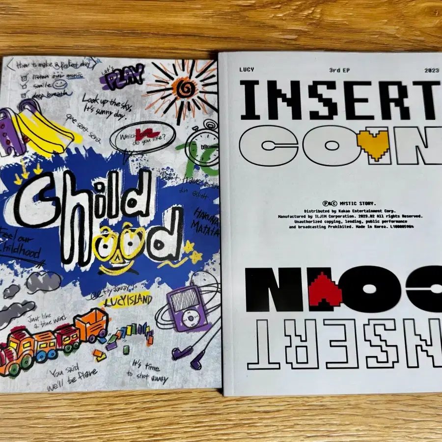 LUCY | 루시 Lucy Childhood Insert Coin Album + Yeol Album CD  #루시,#루시앨범,#루시개봉앨범 on Bunjang Global Site.