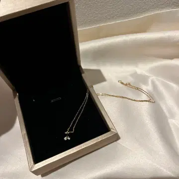 AHKAH 같은 형태 골드 심플 2연 목걸이 사랑스러운 체리