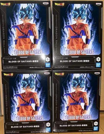 드래곤볼 BLOOD OF SAIYANS 손오공 4개 세트