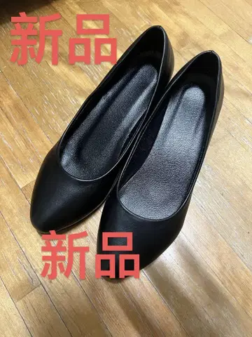 블랙 펌프스 37 사이즈 힐 약 3.5cm