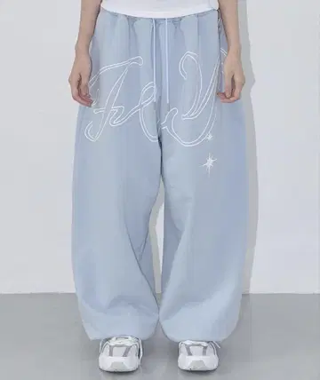 Fancyclub 스웨트 팬츠 블루 익명 배송