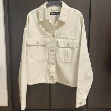 ZARA 아이보리 데님 자켓 XS