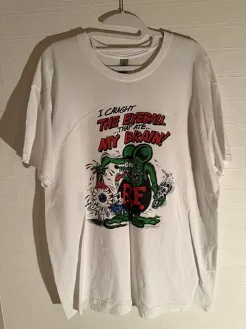RAT FINK 라트 핀크 T셔츠 화이트