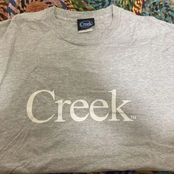 Creek 스트라이프 패턴 T셔츠 L 사이즈