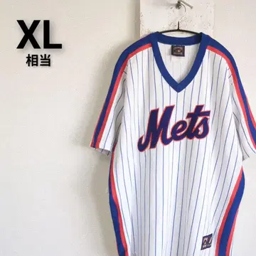 구제 의류 MLB 뉴욕 메츠 쿠퍼스타운 유니폼 화이트 XL