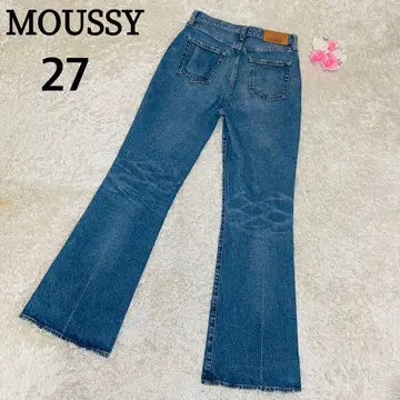 컨디션 최상 MOUSSY 마우지 MVS 플레어 데님 부츠컷 27 L