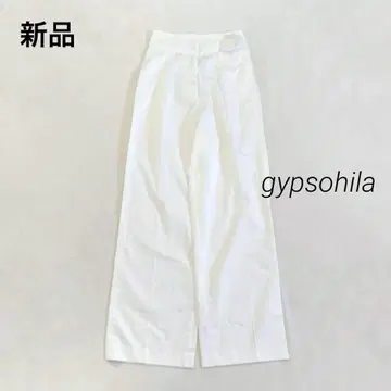 새상품 gypsohila 와이드 팬츠 36 화이트
