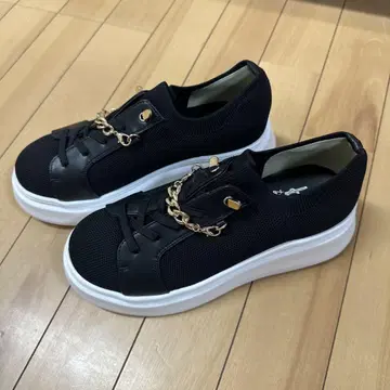 by 키다리 아저씨 통굽 니트 스니커즈 23cm