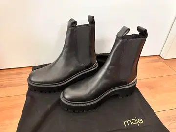 마제 블랙 첼시 부츠