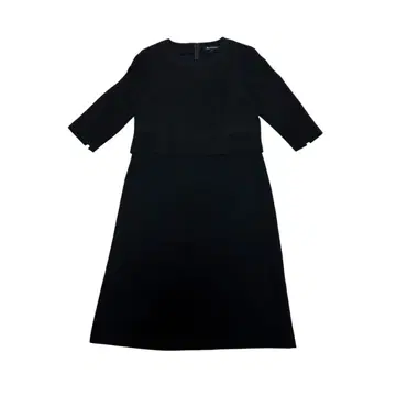 Aquascutum 아쿠아 스큐텀 블랙 롱 원피스 빅 LL