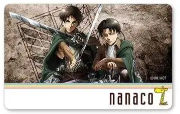 진격의 거인 nanaco 카드 C 타입 엘렌 리바이