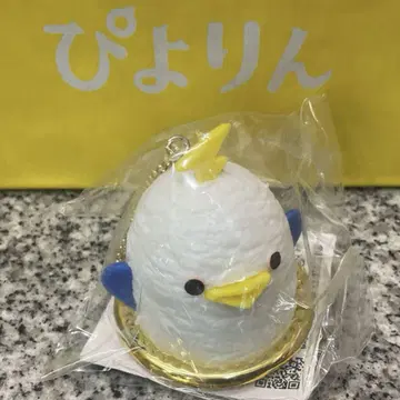 블랙썬더 피요링 화이트 미니어처 마스코트 키링 토요하시 한정판