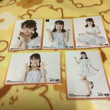 AKB48 야마우치 미즈키 2021.08 넷샵 한정판 사진 5장 세트