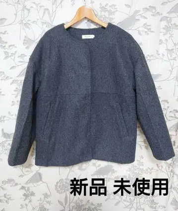 새상품 미사용 노카라 코트 노카라 자켓 라이트 아우터 그레이