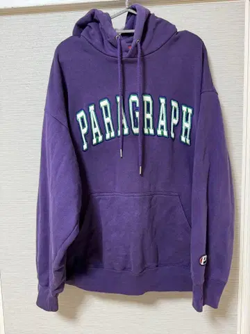 PARAGRAPH 후드티 퍼플 L