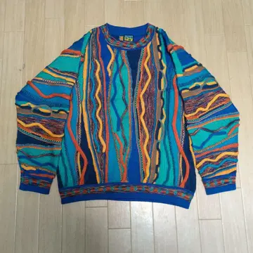 상태 좋음 90s EMAROO 빈티지 3D 니트 사이즈 M