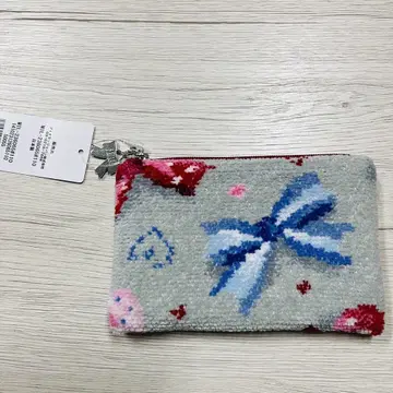 미사용 페이 리본 무늬 카드 케이스