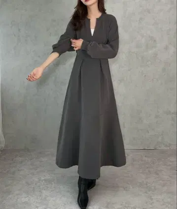 JUNOAH 키넥 속기모 머메이드 원피스(맨투맨)