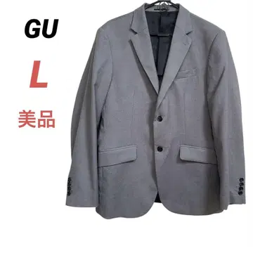 새상품급 GU 지유 테일러드 자켓 자켓 겉옷 수트 그레이