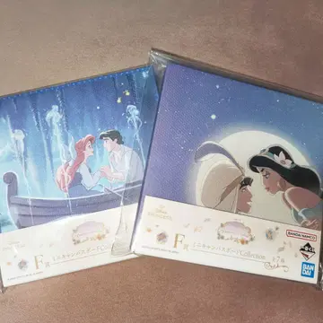 디즈니 프린세스 제일복권 F상 미니 캔버스 보드 2장 세트