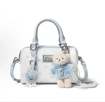 Stitch 별 패턴 숄더백 봉제 인형 포함