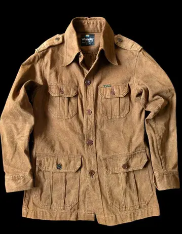 랭글러 Wrangler 데님 자켓 숏코트 브라운 M