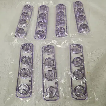타미야 미니 사륜구동 큰 지름 5 스포크 퍼플 휠 7개 세트