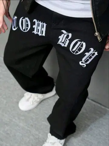 미사용 새상품 블랙 데님