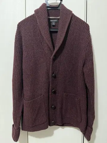 BANANA REPUBLIC 버건디 가디건 M