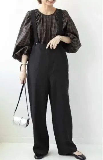 저널 스탠다드 리룸 워셔블 트위드 살로펫 팬츠