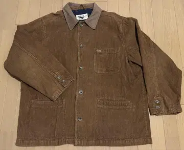 Eddie Bauer 브라운 코듀로이 커버올 size L