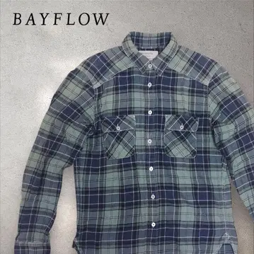 [ BAYFLOW ] 베이플로우 체크 셔츠 플란넬 셔츠 /4(L)