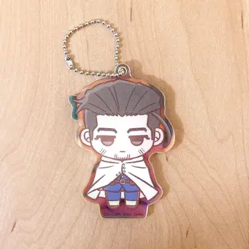 오가타 햐쿠노스케 키라키라 클리어 키체인 골든 카무이