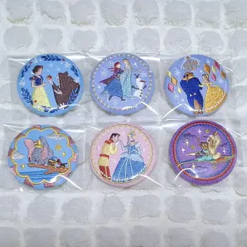 디즈니 Disney 자수 캔뱃지 캔뱃지 비스킷