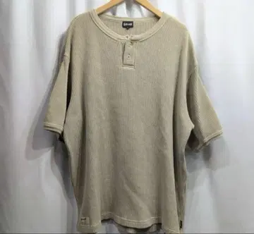 size.XL/SCHOTT 샷 두꺼운 헨리넥 티셔츠